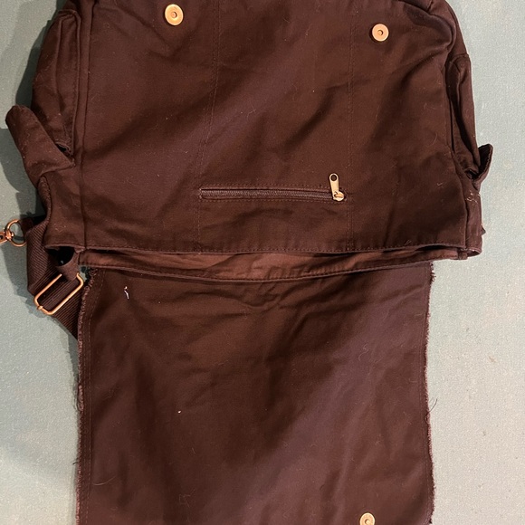 Black Messenger Bag - Picture 2 of 3